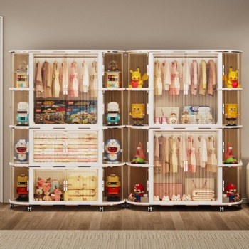 MUENHUI Large Capacity High Quality Folding Design Plastic Wardrobe	  MUENHUI Large Capacity High Quality Folding Design Plastic Wardrobe