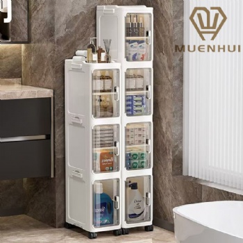 MUENHUI New Design High Quality Folding Design Slim Storage Cabinet