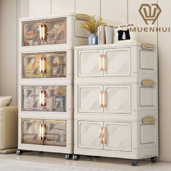 MUENHUI High Quality Multifunctional Folding Design Plastic Storage Cabinet