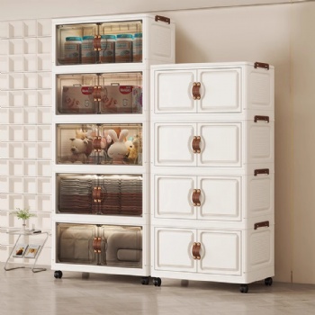  MUENHUI New Arrival High Quality Folding Plastic Storage Cabinet	