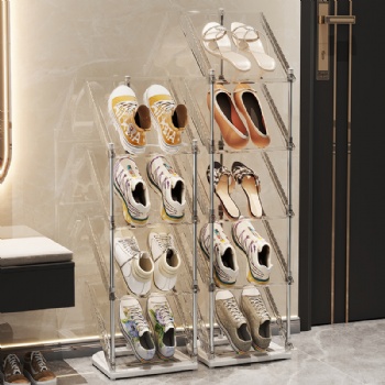  MUENHUI New Design Household Plastic Shoes Storage Rack	