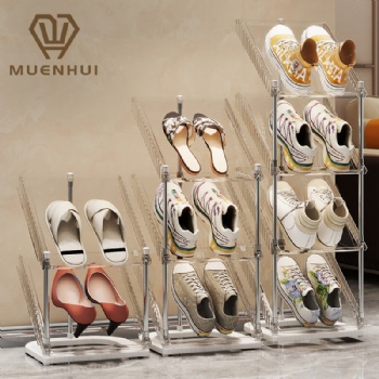 MUENHUI New Design Household Plastic Shoes Storage Rack