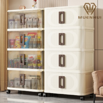 MUENHUI New Design Multifunctional Folding Plastic Storage Cabinet