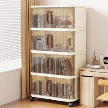  MUENHUI New Design Multifunctional Folding Plastic Storage Cabinet	