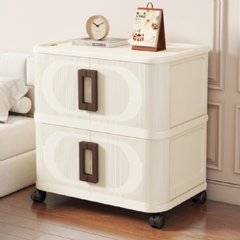  MUENHUI New Design Multifunctional Folding Plastic Storage Cabinet	