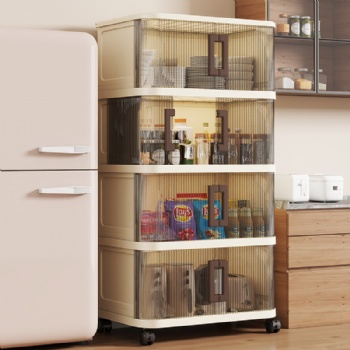  MUENHUI New Design Multifunctional Folding Plastic Storage Cabinet	