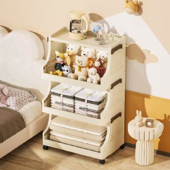  MUENHUI New Arrival High Quality Folding Design Plastic Storage Rack	