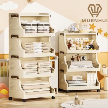 MUENHUI New Arrival High Quality Folding Design Plastic Storage Rack
