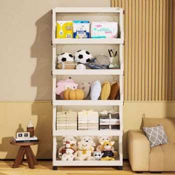  MUENHUI New Arrival High Quality Folding Design Plastic Storage Rack	