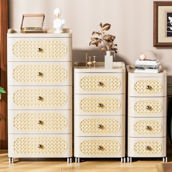  MUENHUI New Arrival Retro High Quality Plastic Drawer Cabinet	