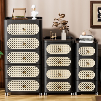  MUENHUI New Arrival Retro High Quality Plastic Drawer Cabinet	