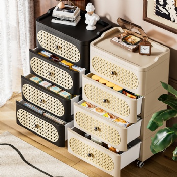  MUENHUI New Arrival Retro High Quality Plastic Drawer Cabinet	
