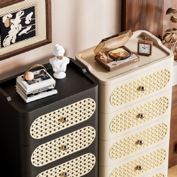  MUENHUI New Arrival Retro High Quality Plastic Drawer Cabinet	