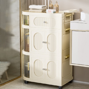  MUENHUI Hot Sale High Quality Folding Design Plastic Storage Cabinet	